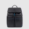 Piquadro B2 Revamp - Laptoprucksack 14" Mit IPad-Halter In Nachtblau -Modetaschen Geschäft compressed CA6104B2V BLU