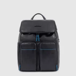 Piquadro B2 Revamp - Laptoprucksack 14" Mit IPad-Halter In Nachtblau