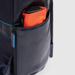 Piquadro B2 Revamp - Laptoprucksack 14" Mit IPad-Halter In Nachtblau -Modetaschen Geschäft compressed CA6104B2V BLU DETT3