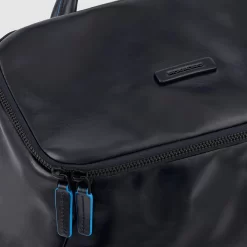 Piquadro B2 Revamp - Laptoprucksack 14" Mit IPad-Halter In Nachtblau -Modetaschen Geschäft compressed CA6104B2V BLU DETT9