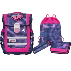 Ergo Complete - 4-teiliges Schulthek-Set Pearl