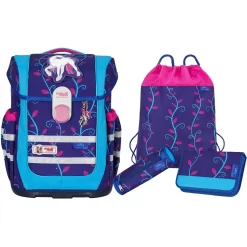 Ergo Complete - 4-teiliges Schulthek-Set Lilly