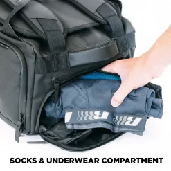 Travel Bag 40L - Schwarz 13 Travel Bag 40L - Schwarz -Modetaschen Geschäft compressed Nomatic 40L SocksUndies 1024x1024