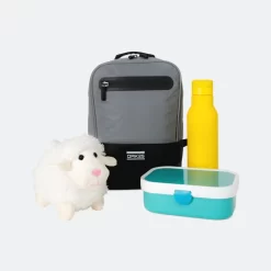 Mini Luminant Schwarz -Modetaschen Geschäft compressed OAK25 Mini Luminant Schwarz6OAK25 reflektierender KinderRucksack