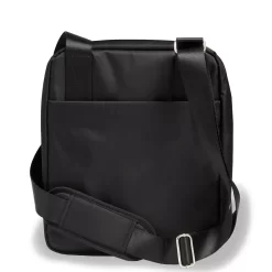 Pure - Messenger Bag S Schwarz 12 Pure - Messenger Bag S Schwarz -Modetaschen Geschäft compressed PURE black tasche1 back min