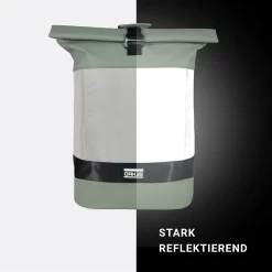Reflective Rolltop Salbei 11 Reflective Rolltop Salbei -Modetaschen Geschäft compressed RolltopSalbeiGlow textOAK25 reflektierender Rucksack