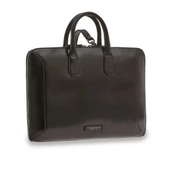 The Bridge Bufalini – Aktentasche 17" In Schwarz/Platin