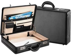 Tradition Business, Aktenkoffer Aus Leder In Schwarz