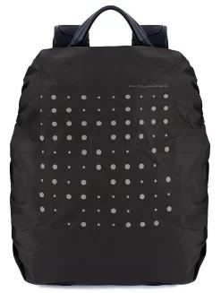 Piquadro B2 Revamp - Fast-Check Laptoprucksack Mit IPad®-Fach Und Regenschutz Blau -Modetaschen Geschäft compressed ca5573b2v blu dett1