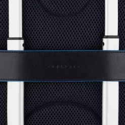 Piquadro B2 Revamp - Fast-Check Laptoprucksack Mit IPad®-Fach Und Regenschutz Blau -Modetaschen Geschäft compressed ca5573b2v blu dett10