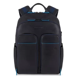 Piquadro Blue Square - Laptoprucksack Mit IPad®-Fach, RFID-Blocker Blau
