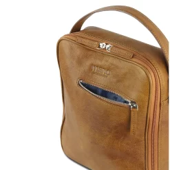 Umhängetasche Cognac -Modetaschen Geschäft compressed detail6