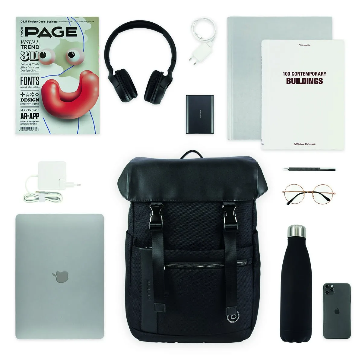 Bugatti Nero Rucksack L Schwarz 5 Bugatti Nero Rucksack L Schwarz – Bild 3