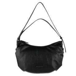 Bugatti Daria Schultertasche Schwarz -Modetaschen Geschäft compressed front 25
