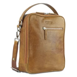 Umhängetasche Cognac -Modetaschen Geschäft compressed frontside63