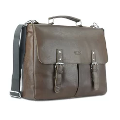 Don Paolo Aktentasche Braun 11 Don Paolo Aktentasche Braun -Modetaschen Geschäft compressed frontside69