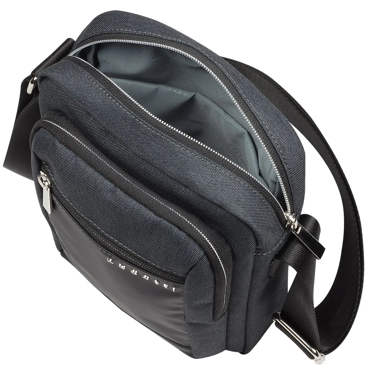 Bugatti Sera Schultertasche Anthrazit 4 Bugatti Sera Schultertasche Anthrazit – Bild 2