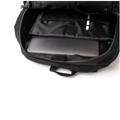 Milano Laptop-Rucksack Schwarz -Modetaschen Geschäft compressed open26