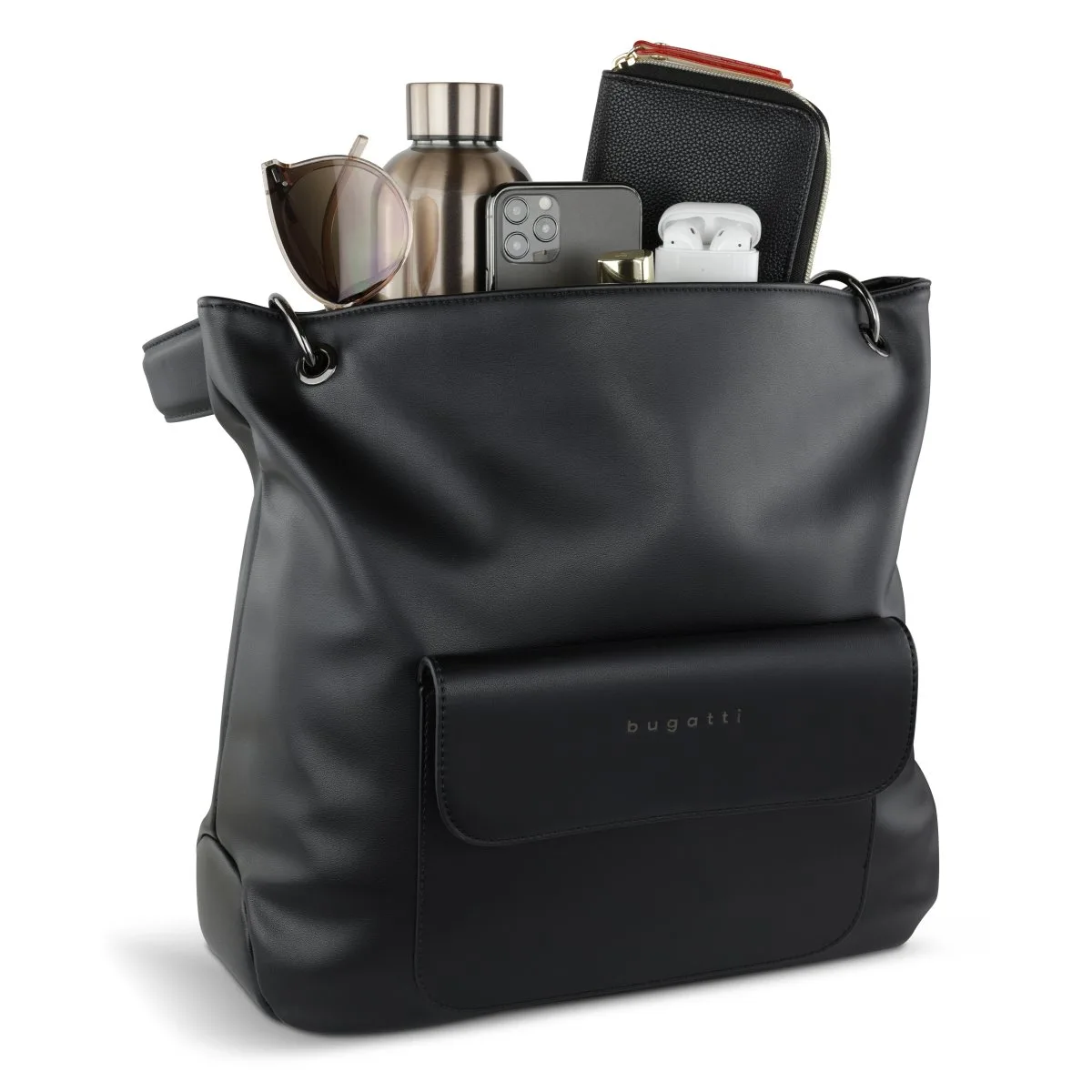 Bugatti Almata Hobotasche Schwarz 8 Bugatti Almata Hobotasche Schwarz – Bild 6