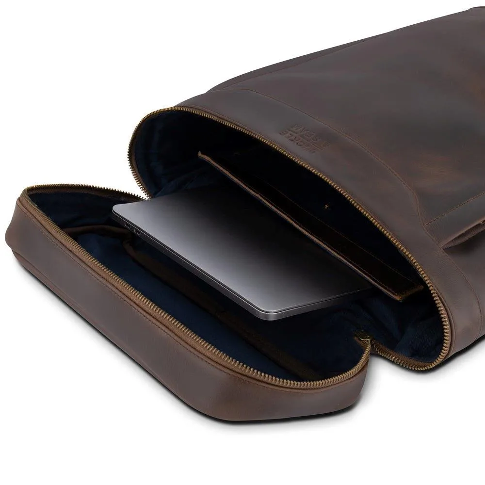 Rucksack Siwa Braun/Blau 4 Rucksack Siwa Braun/Blau – Bild 2