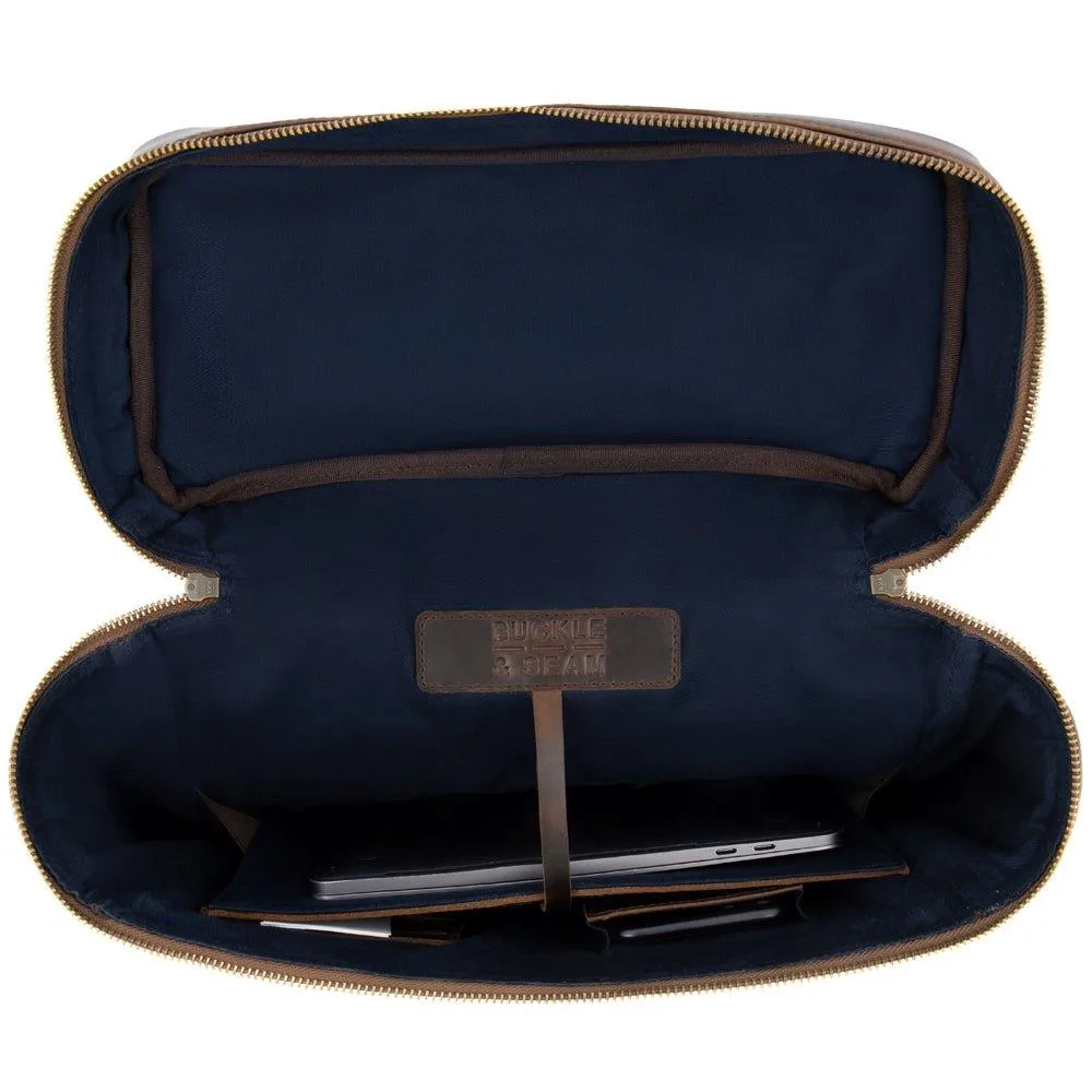 Rucksack Siwa Braun/Blau 6 Rucksack Siwa Braun/Blau – Bild 4