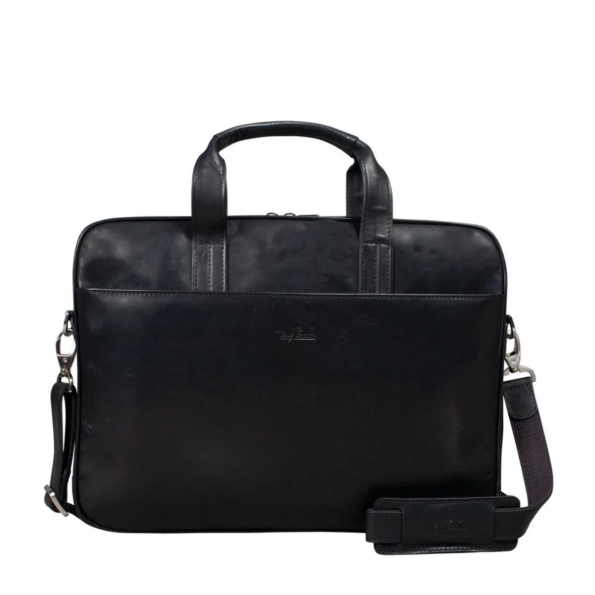 Leder Laptoptasche In Schwarz 3 Leder Laptoptasche In Schwarz