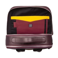 Washington - Lederrucksack 16" Burgundy -Modetaschen Geschäft compressed zaino in pelle uomo da lavoro 534 6001 f1 burgundy