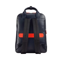 Londra - Lederrucksack 16" Navy -Modetaschen Geschäft compressed zaino uomo porta pc pelle 534 6003 b navy